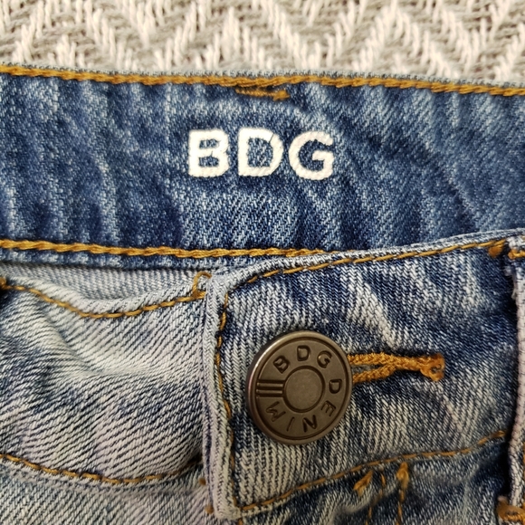 BDG Dree high rise cheeky distressed  shorts - Picture 6 of 11